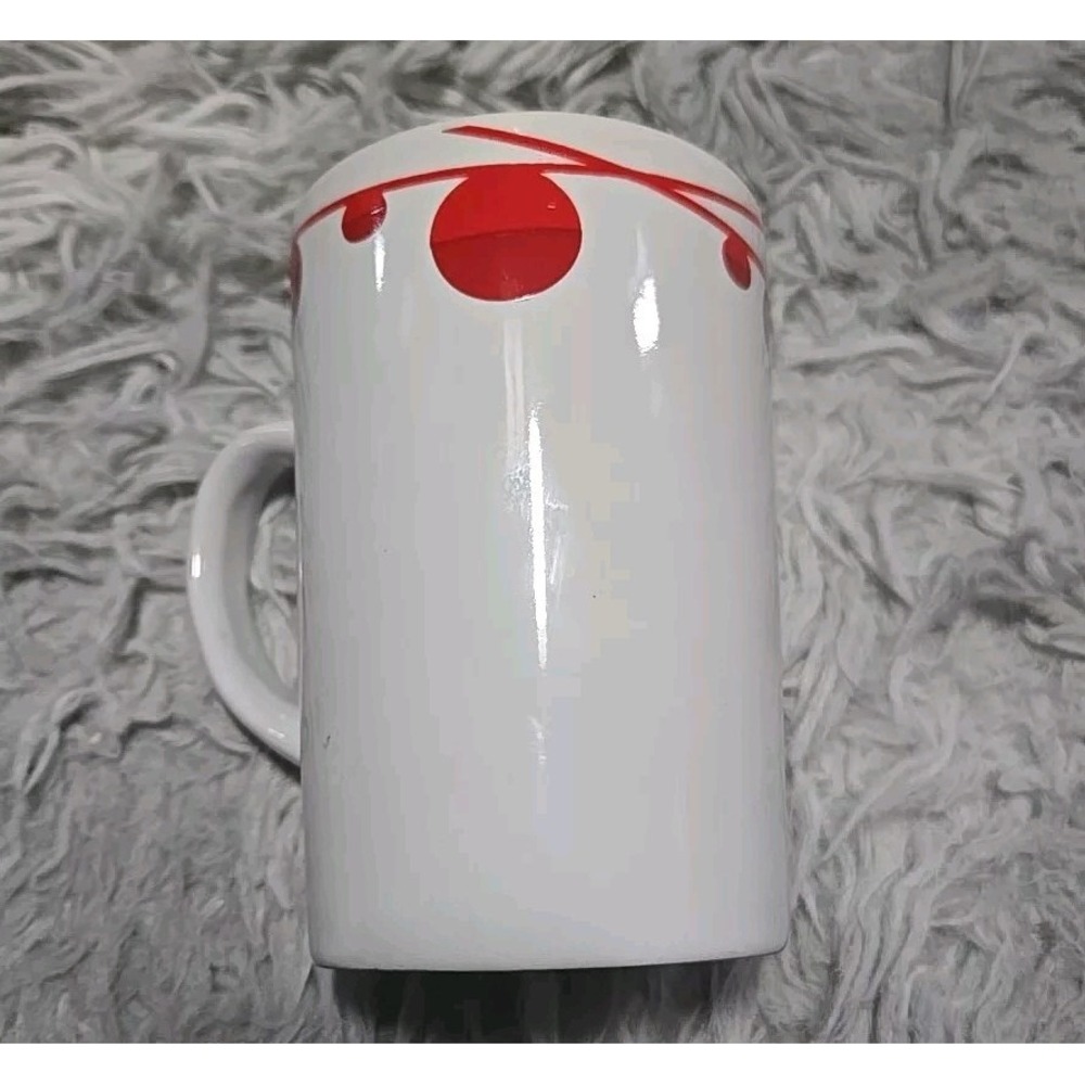 Starbucks 2012 Christmas Holiday Red  Ornaments Coffee Mug 10.8 Oz
